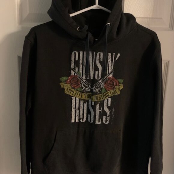 GUNS& ROSES  BAND WOMENS HOODIE - Picture 1 of 2